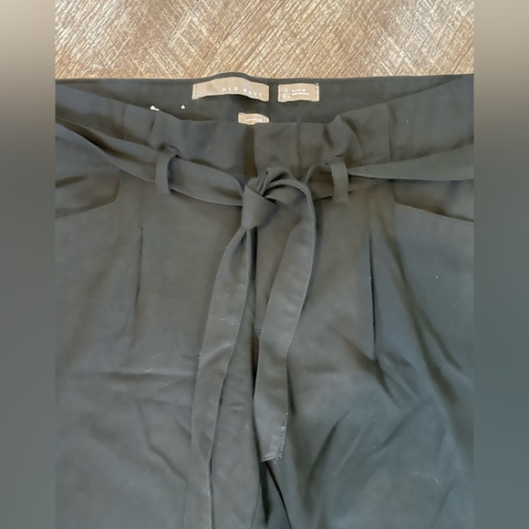 Old Navy Dress Pant Tie Waist Wide Leg Size 6 - Picture 3 of 6